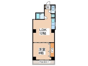 カサベ－ルの物件間取画像